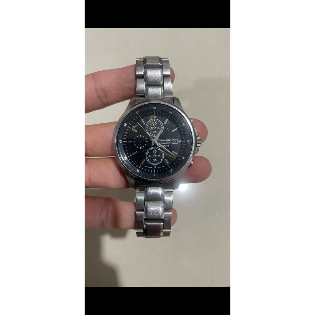 Jam Tangan Seiko 7T92-0NY0 Chronograph Original
