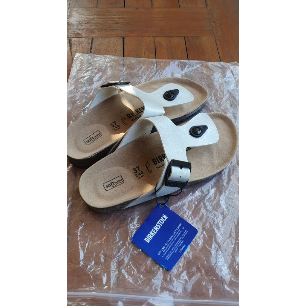 New Sandal Birkenstock gizeh silver