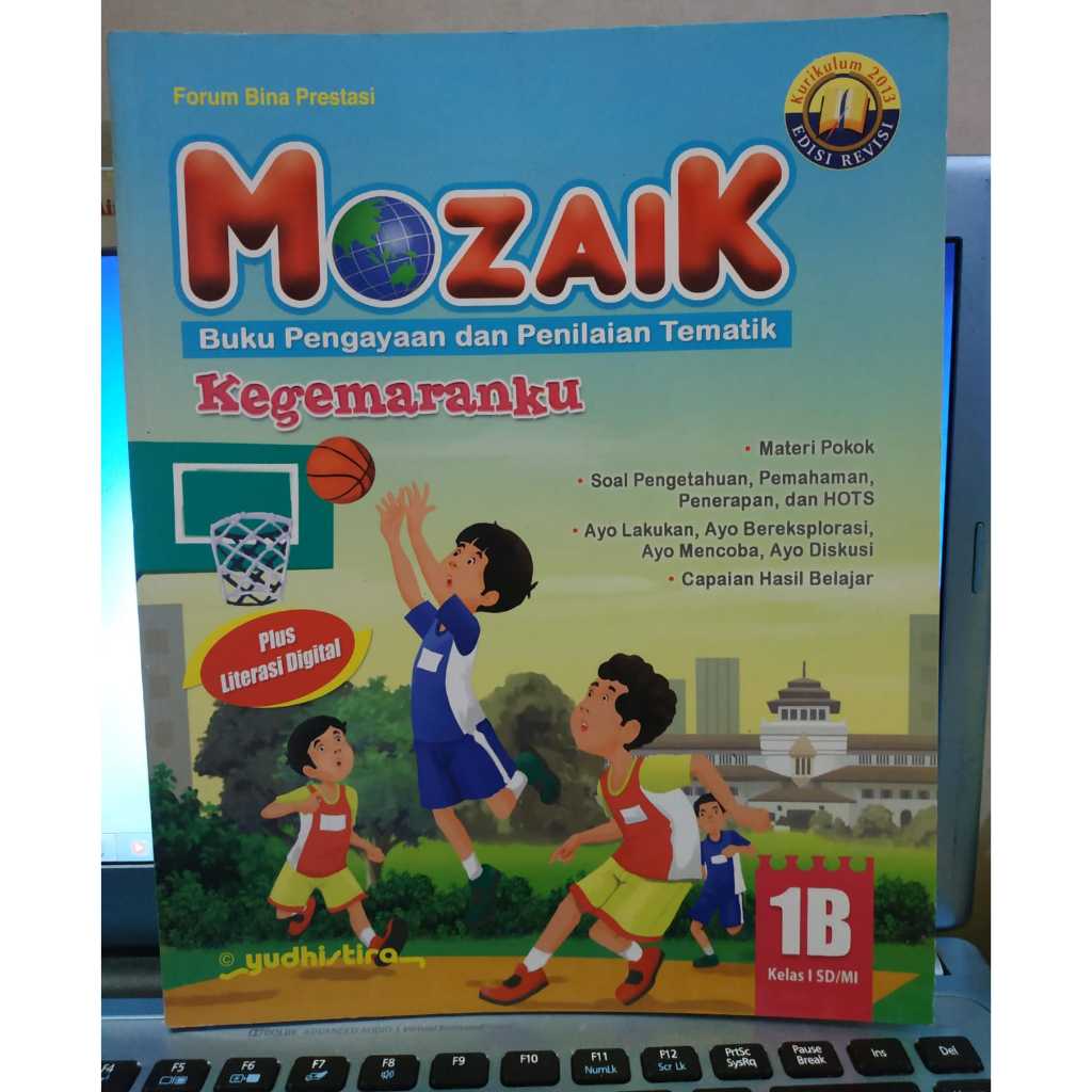 ORIGINAL BUKU MOZAIK TEMATIK SD 1B KEGEMARANKU K3 YUDHISTIRA