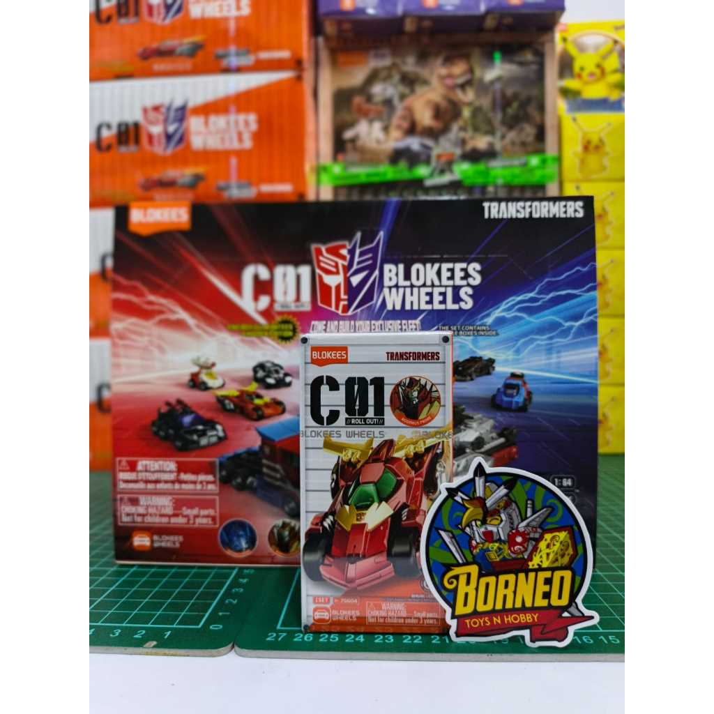 BLOKEES C 01 ROLL OUT BLOKEES WHEELS TRANSFORMERS