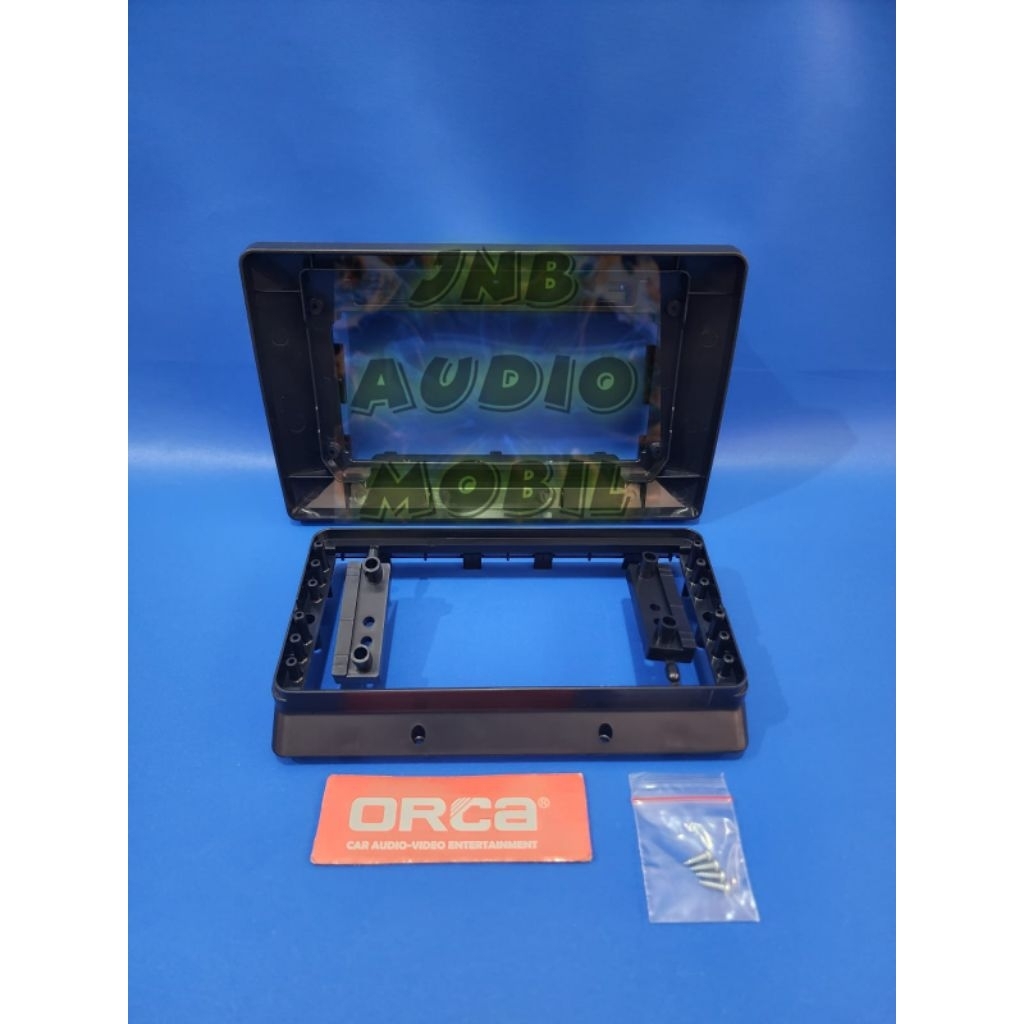 Frame head unit tv mobil android 10 inch mobil calya/sigra free baut