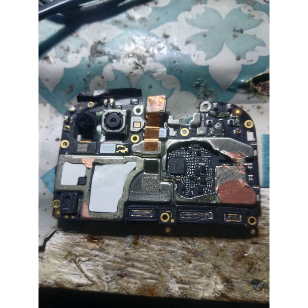 mesin opo a5s minus soket lcd rusak