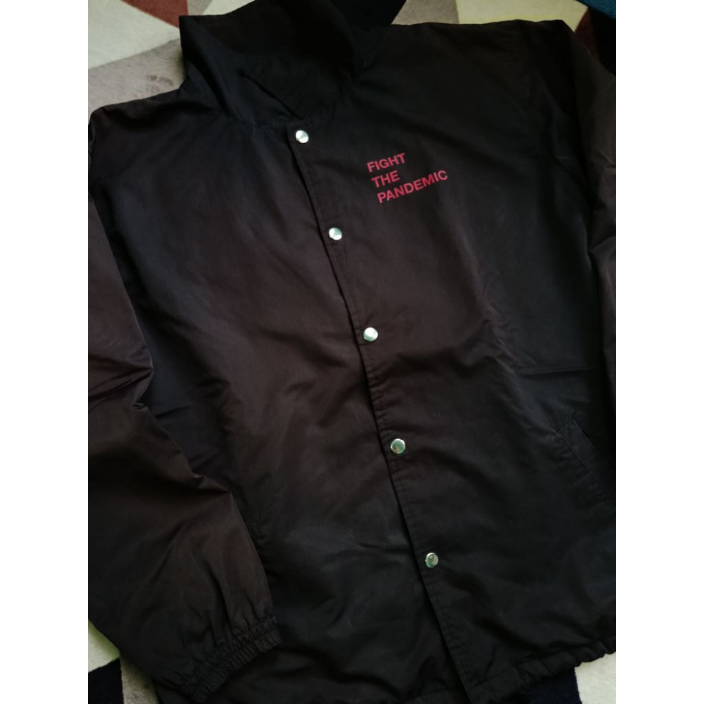 Coach Jacket Fight The Pandemic Sample Tees Industry