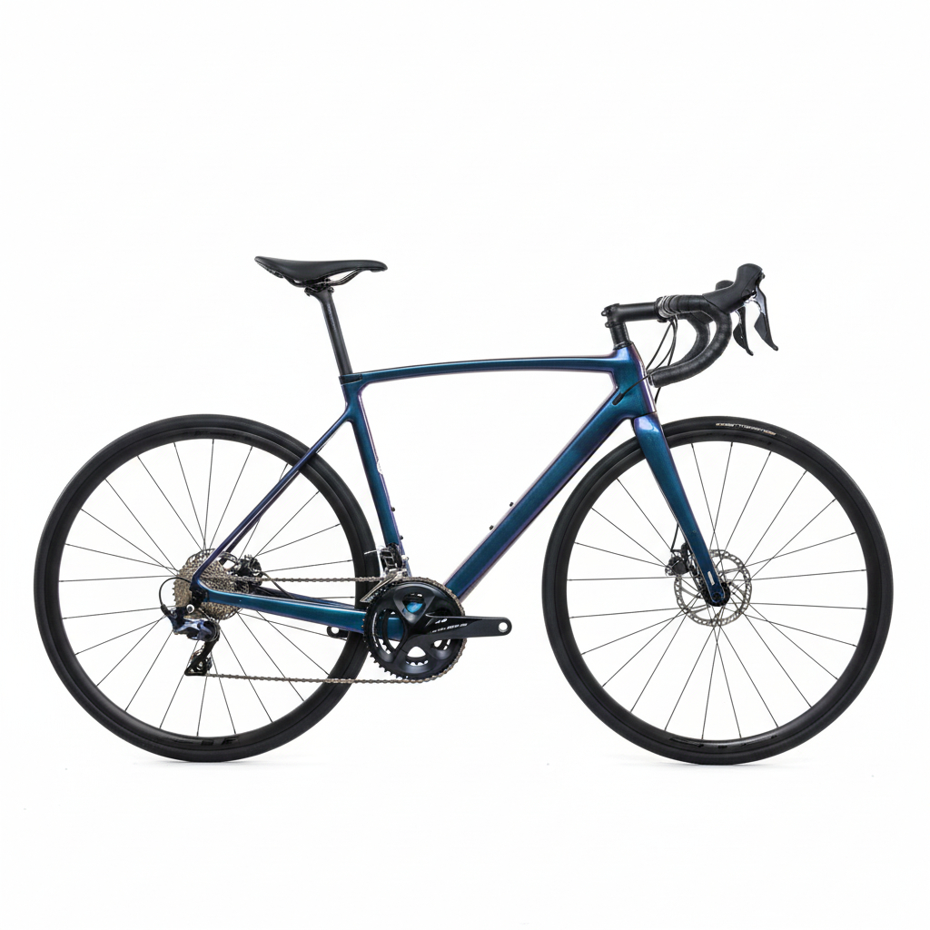 ROAD BIKE POLYGON STRATTOS S7D 2021 SIZE M SEPEDA BALAP ROADBIKE S7 DISCBRAKE CARBON BEKAS