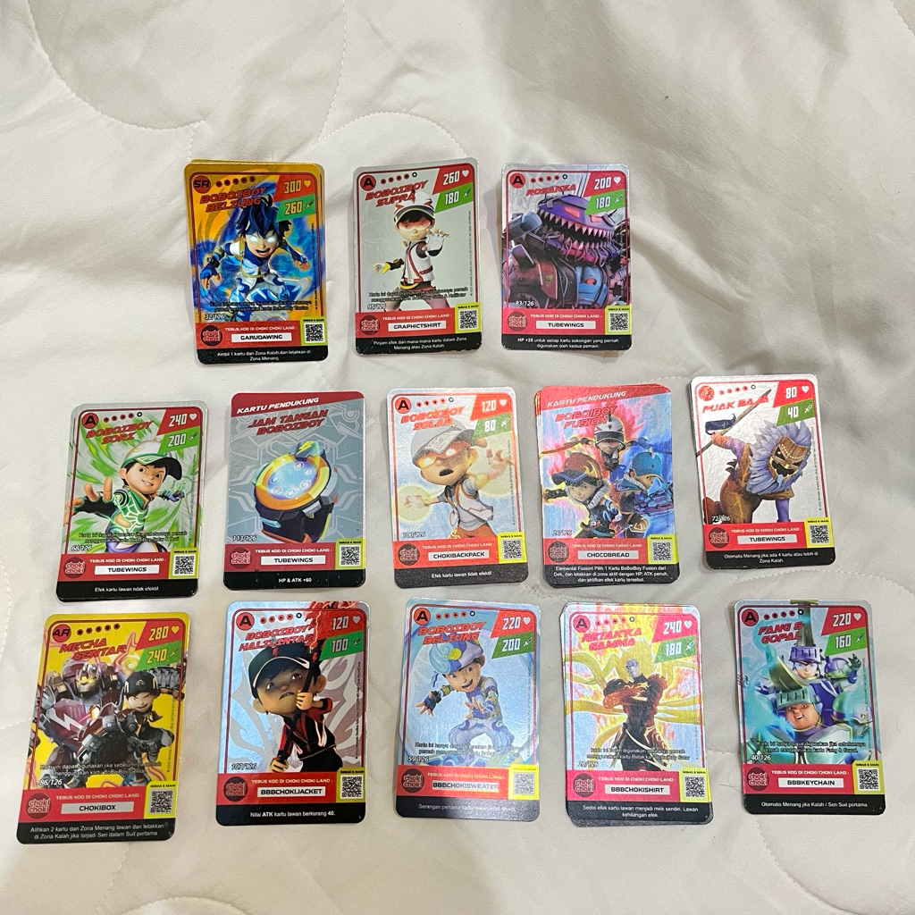 Kartu Choki Choki Boboiboy Monsta Galaxy