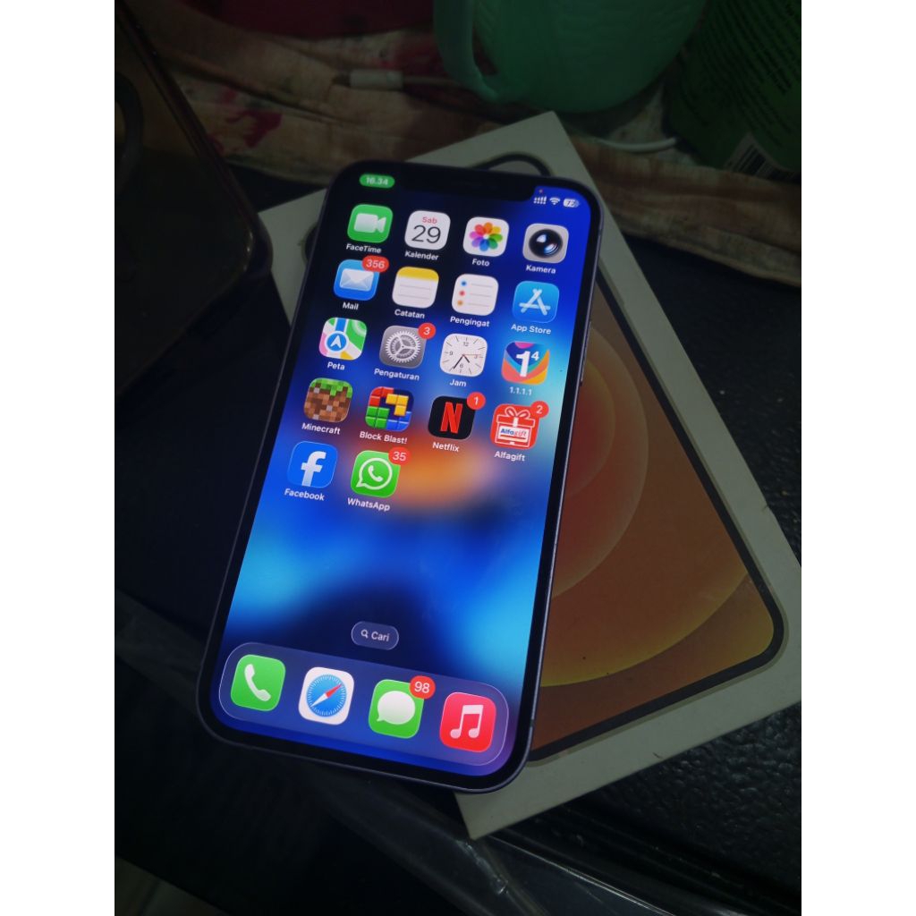 iphone 12 128GB beacukai minus