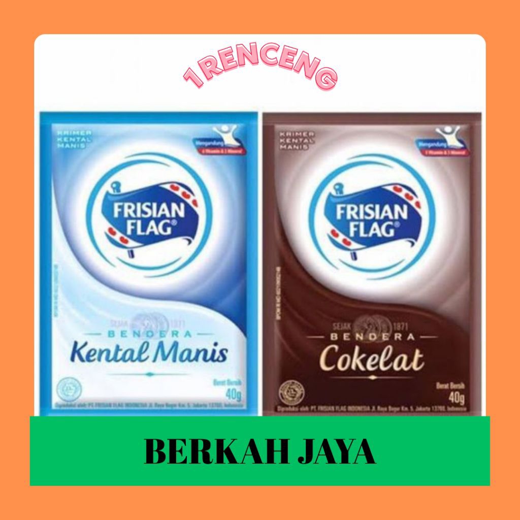 Susu Frisian Flag 1 Renceng Isi 6 Sachet