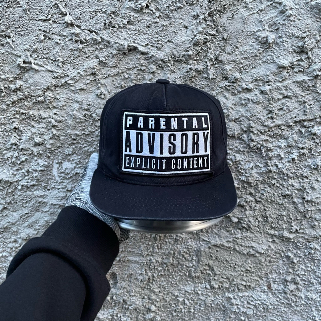 Topi Cap Snapback Parental Advisory Premier Used Unisex Pria Wanita