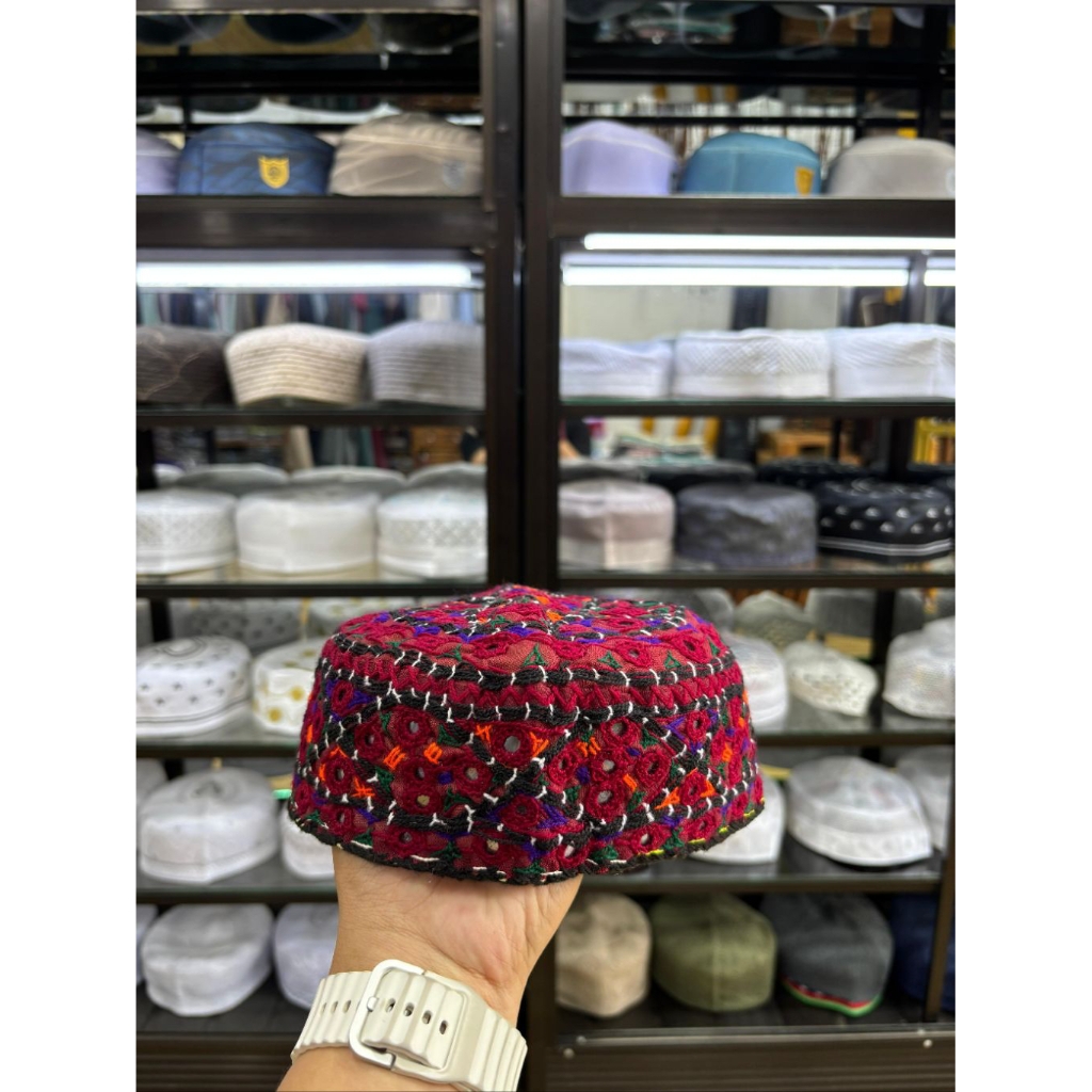 TERBARU | Kopiah Pakistan Kaca Premium – All Size – Model Kekinian Import