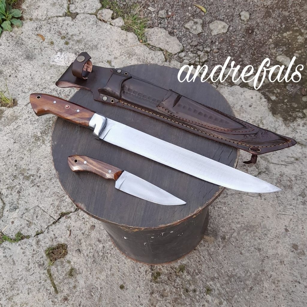 GAGANG ANTI COPOT golok sembelih HSS PREMIUM satu set