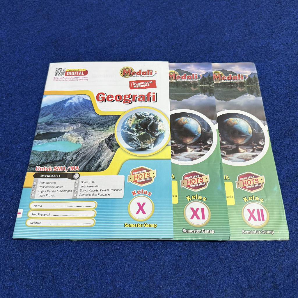 Buku LKS Geografi Kelas 10-12 SMA/SMK/MA Semester 2 Kurikulum Merdeka