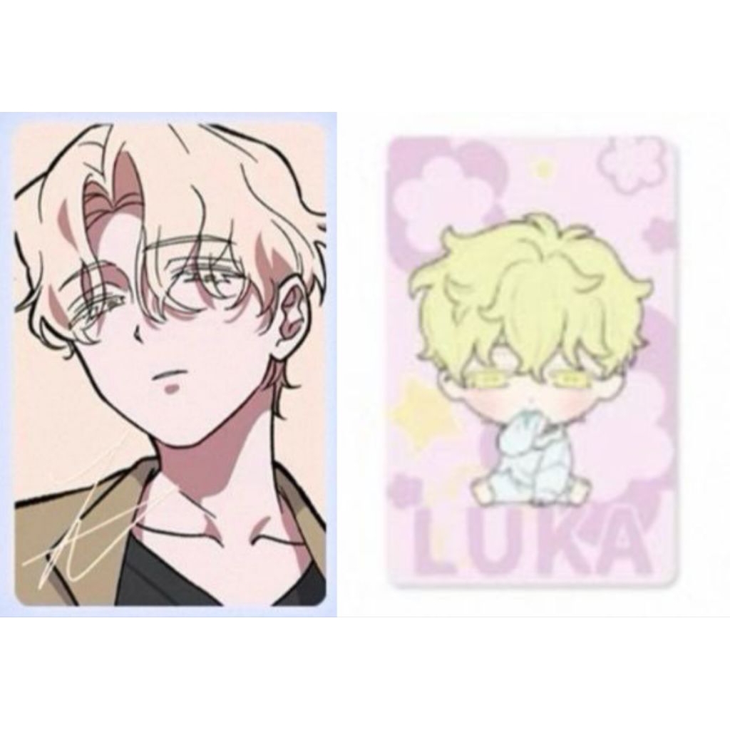 pc photocard bb + baby luka set alnst alien stage