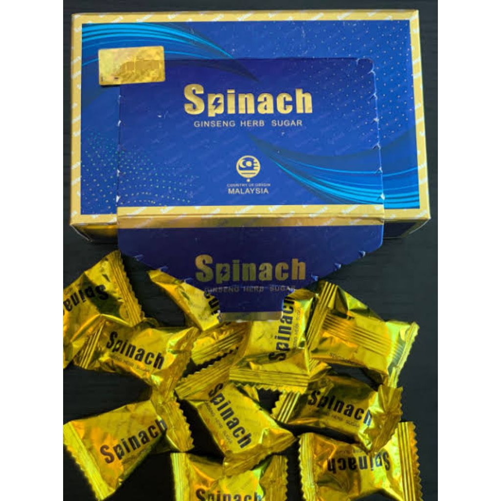 Spinach candy herbal ginseng 1 box exp 2028