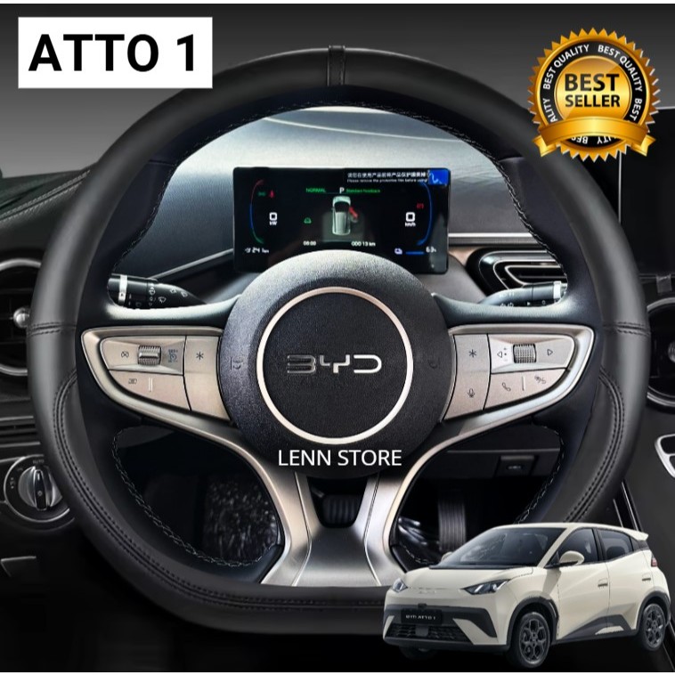 Cover Sarung Stir Kulit Mobil BYD ATTO 1 2025 2026