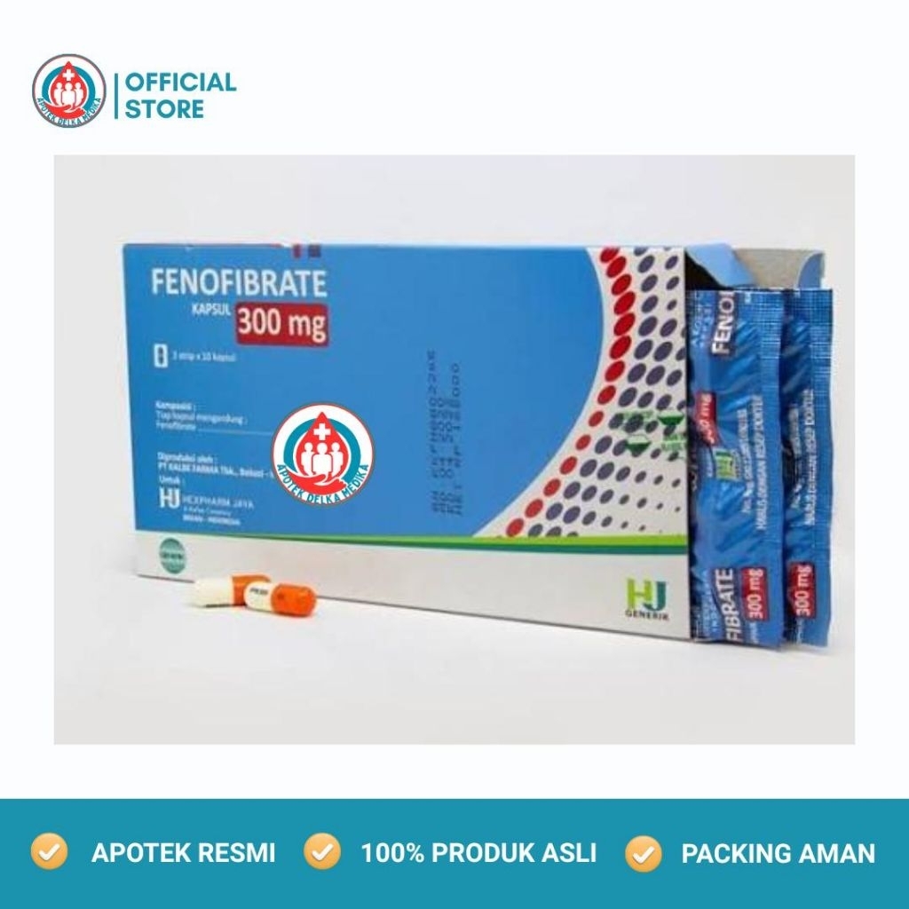 Ready terlaris dan original || fenofibrate 300 perlembarrrrr