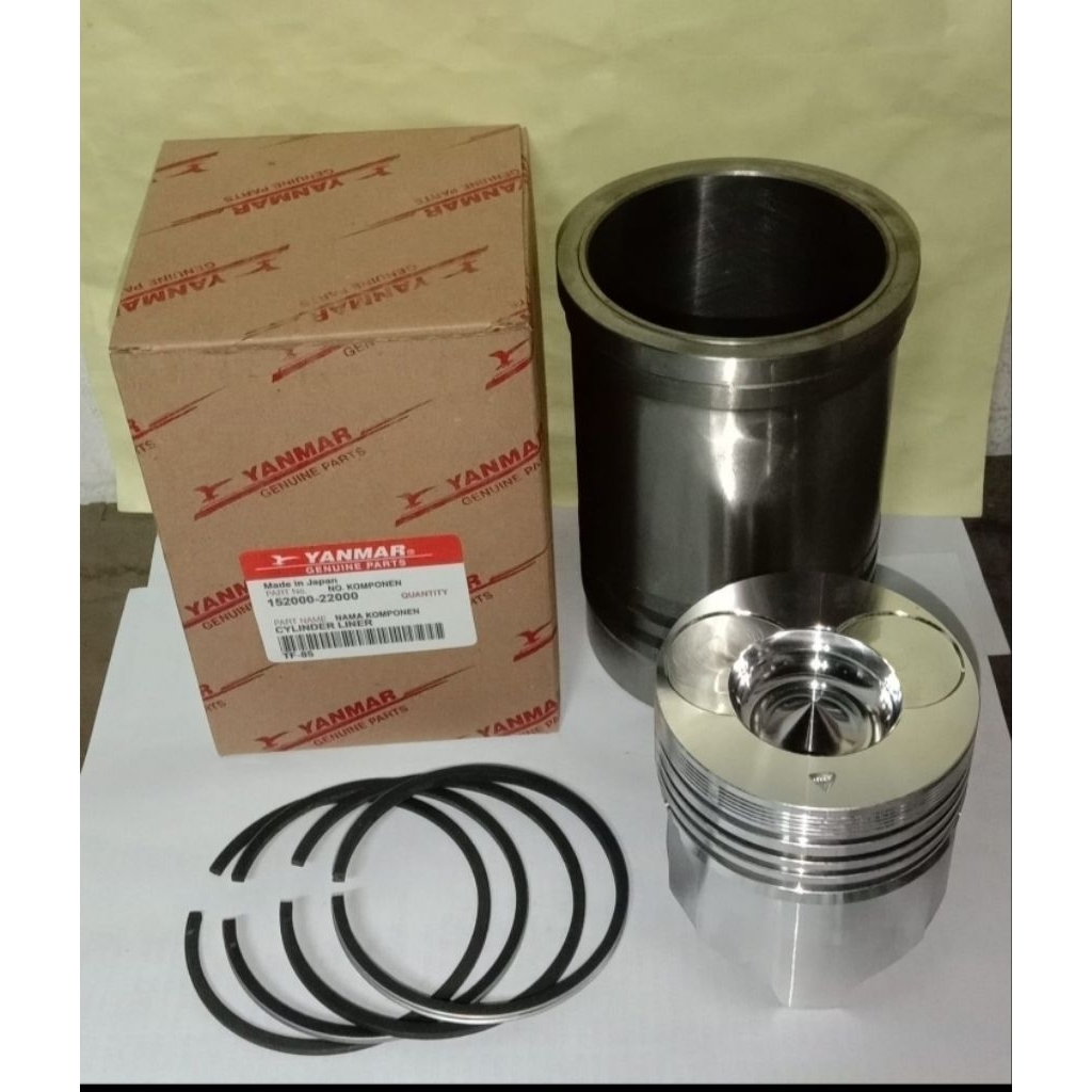 PROMOHBORING/LINER KOMPLIT TF 85 LINER+PISTON+ RING SEHER PENGERAK MESIN DISEL YANMAR MEREK YANMAR A