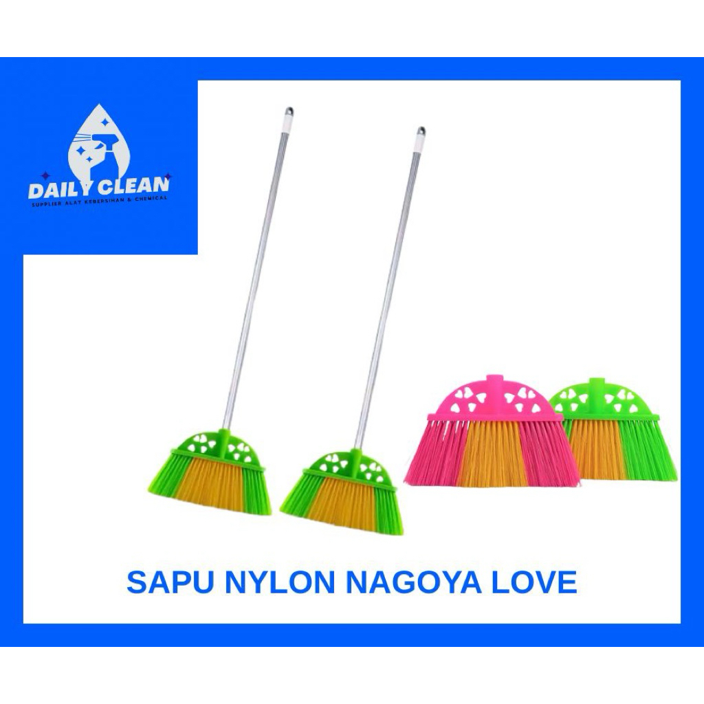 Sapu Nilon Nagoya Love 826 / Sapu Nilon Premium / Sapu Lantai