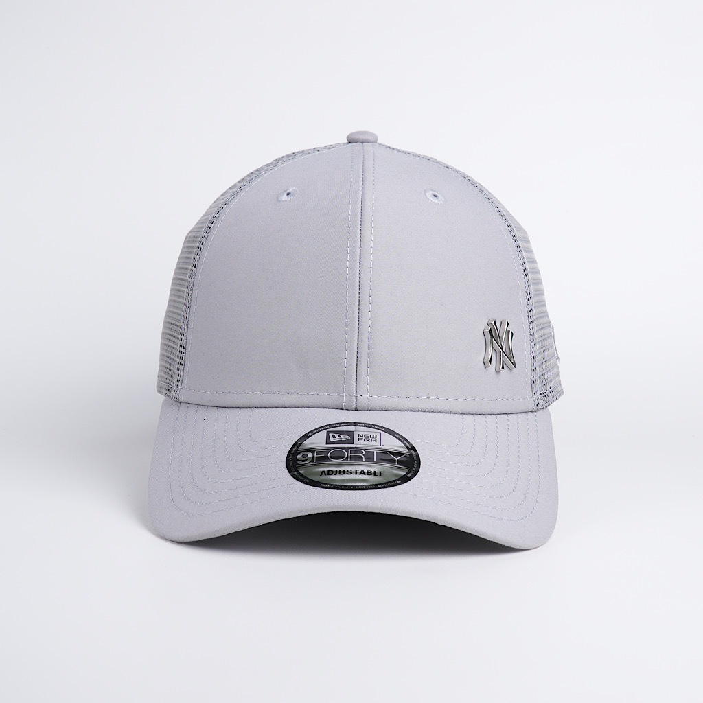 topi new era original new york yankees flawless trucker grey