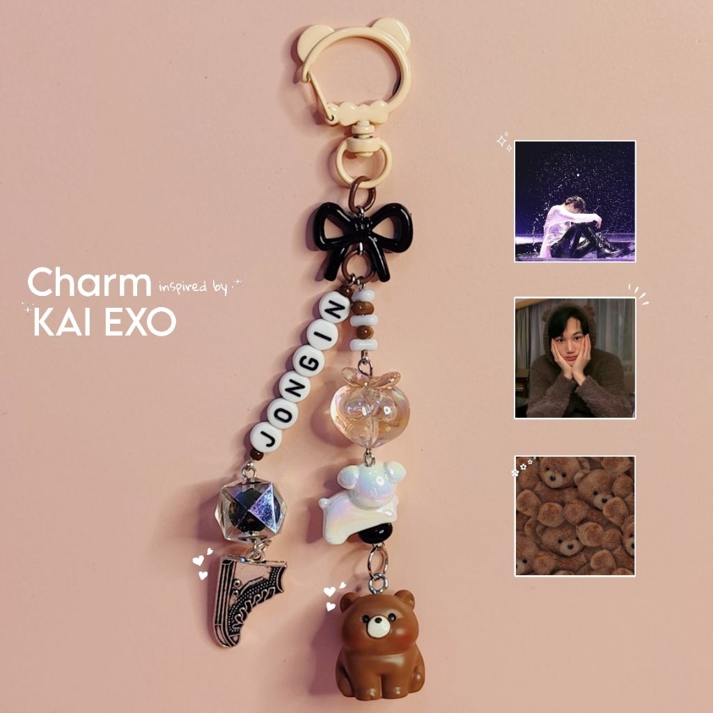 Bagcharm KAI EXO | Keychain lucu gantungan tas kpop ganci exo jongin gemes