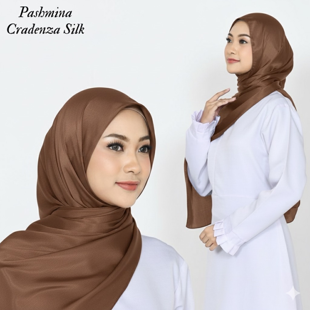 PASHMINA SILK CRINKLE CRADENZA / PASHMINA CRINKLE GLOWING MEWAH SUPER ADEM / PASHMINA TERBARU