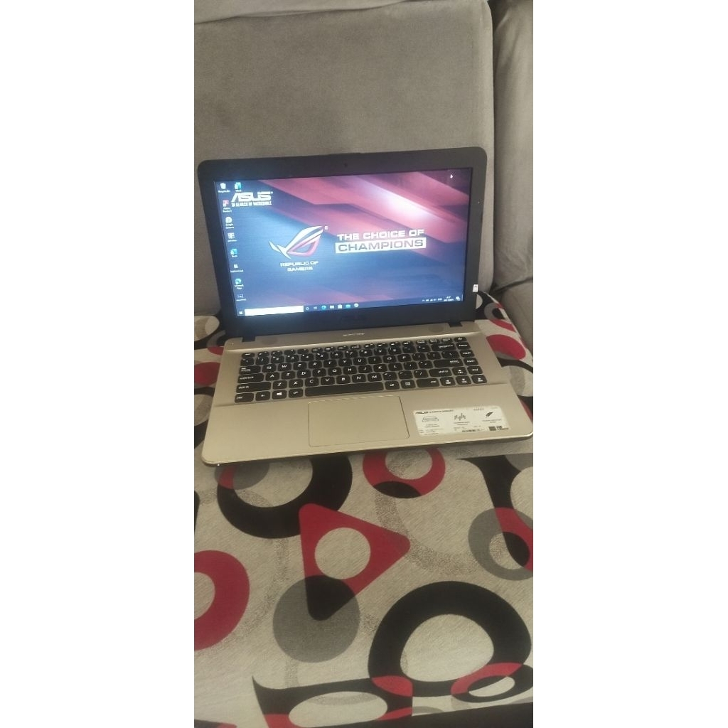 laptop asus x441m N4020 ssd plus hdd display 14 inch mulus normal jaya