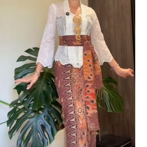 kain sutra bordir premium // kain kebaya bordir terbaru