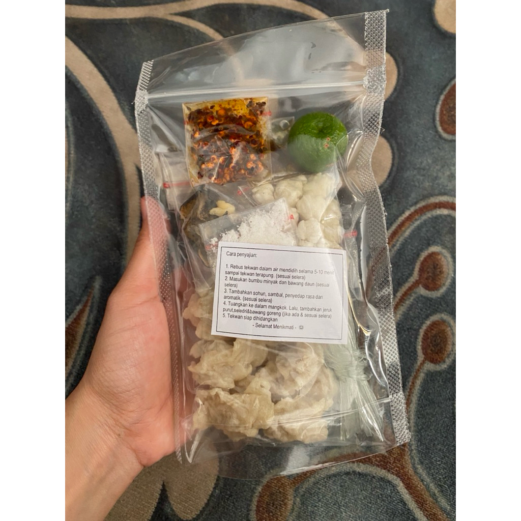 Tekwan Khas Palembang Asli Ikan Tenggiri/Tekwan Instan/Cemilan kuah