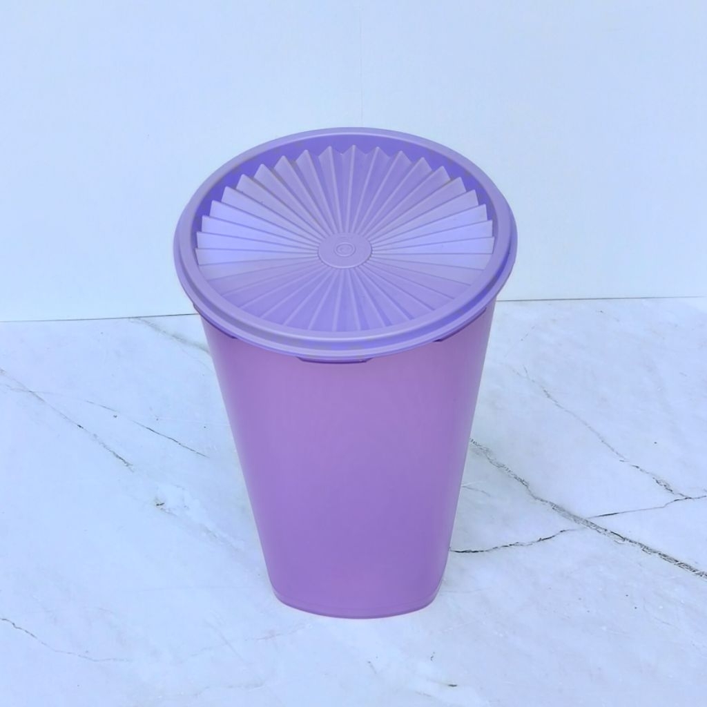 Tupperware Toples Snack Keeper Ungu 3,7 L Ori Baru Tutup Rapat