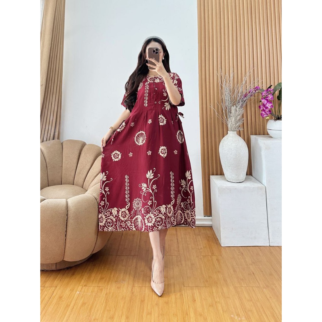 As DASTER-DASTER CHIBI JUMBO LD 120CM LENGAN PENDEK DASTER BUSUI KANCING DEPAN