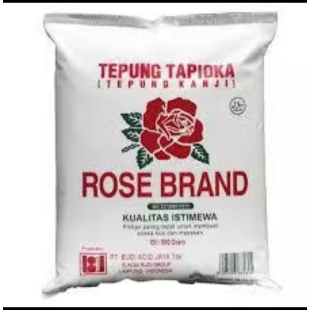 Tepung Tapioka Rose Brand 200gr 500gr/ Tepung tapioka rose brand