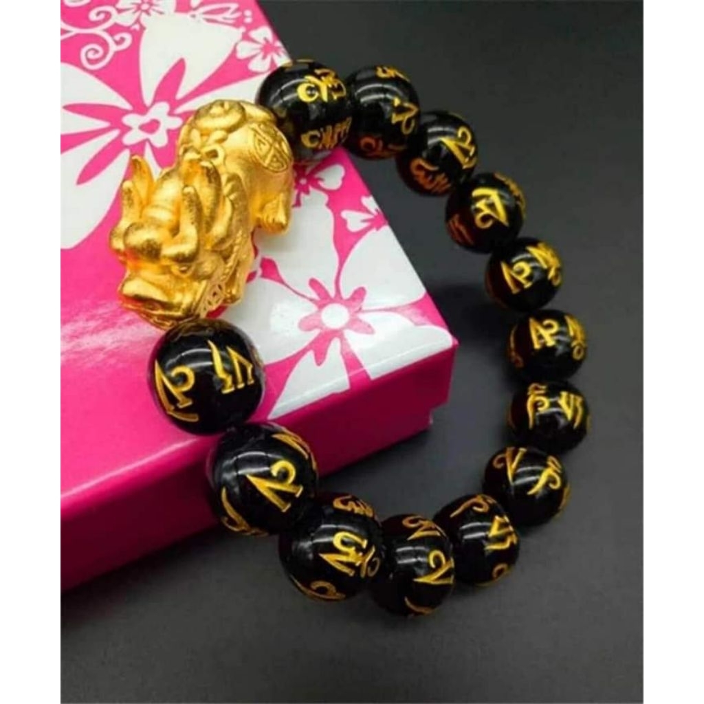 GELANG GIOK UKIR GELANG PIXIU KEBERUNTUNGAN/HOKI.