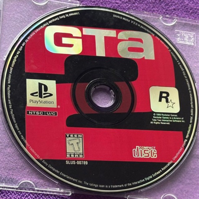 kaset ps1 original Us GTA 2 gran theft auto 2