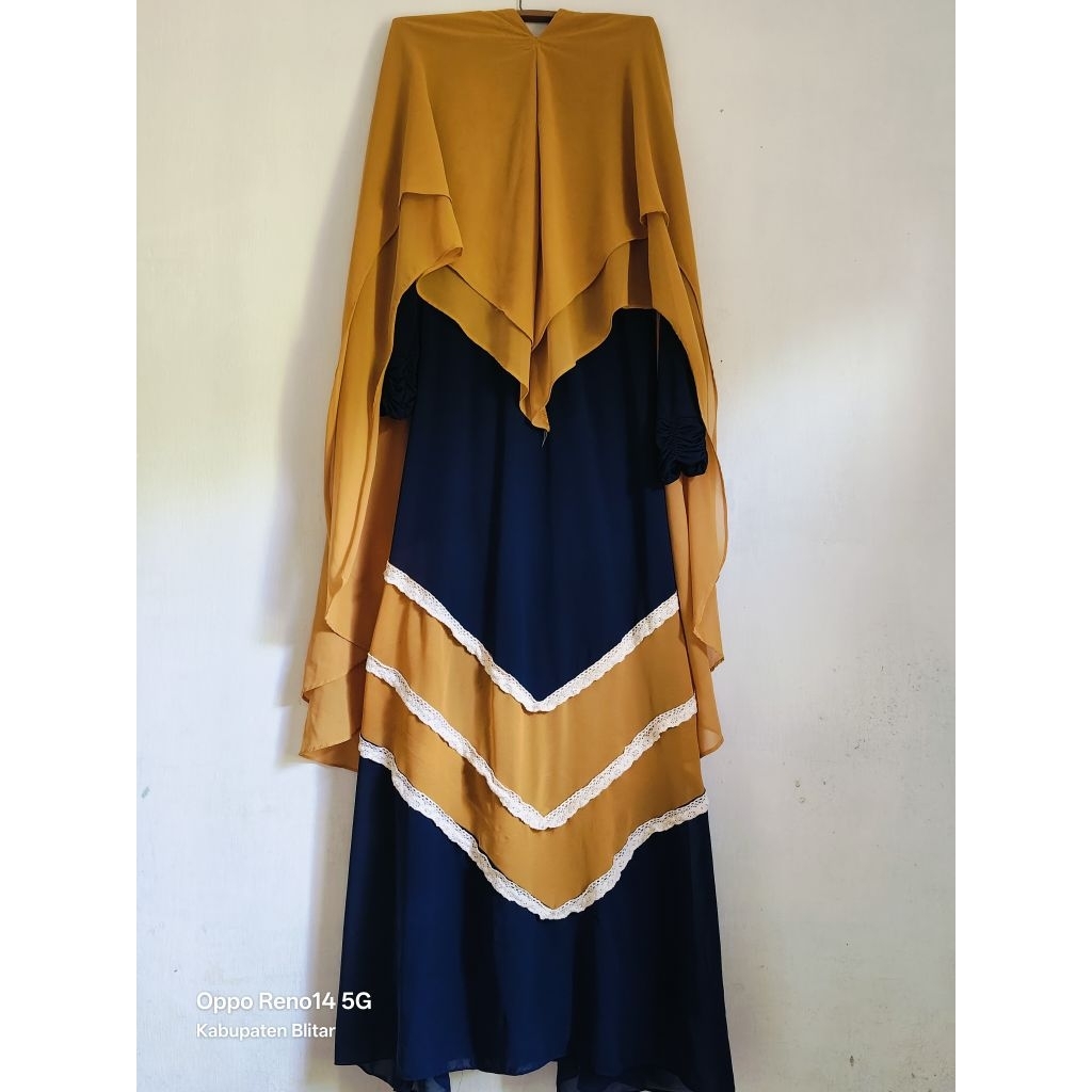 GAMIS SET HIJAB Syari Preloved