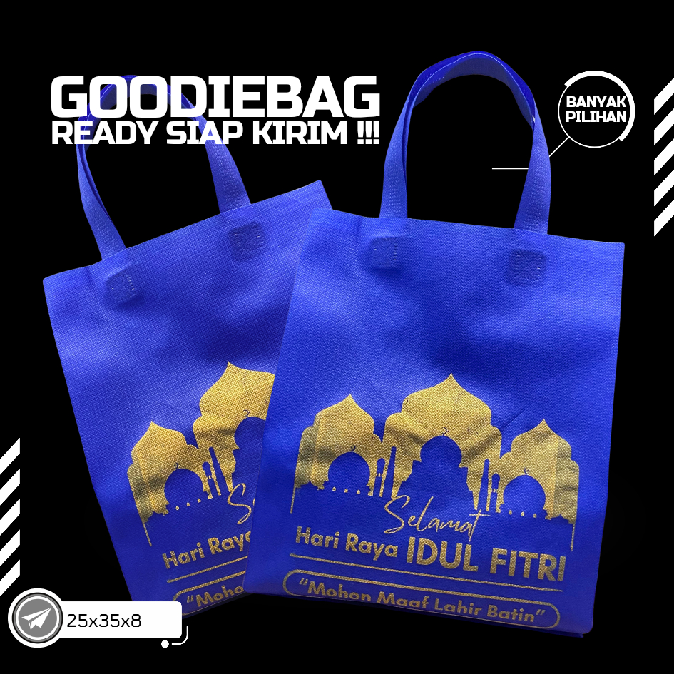Cv. Berkah Kertas Jaya | Tas Goodie Bags Lebaran Muat Isian Jajan Sembako Snack Hampers Kue Bingkisa