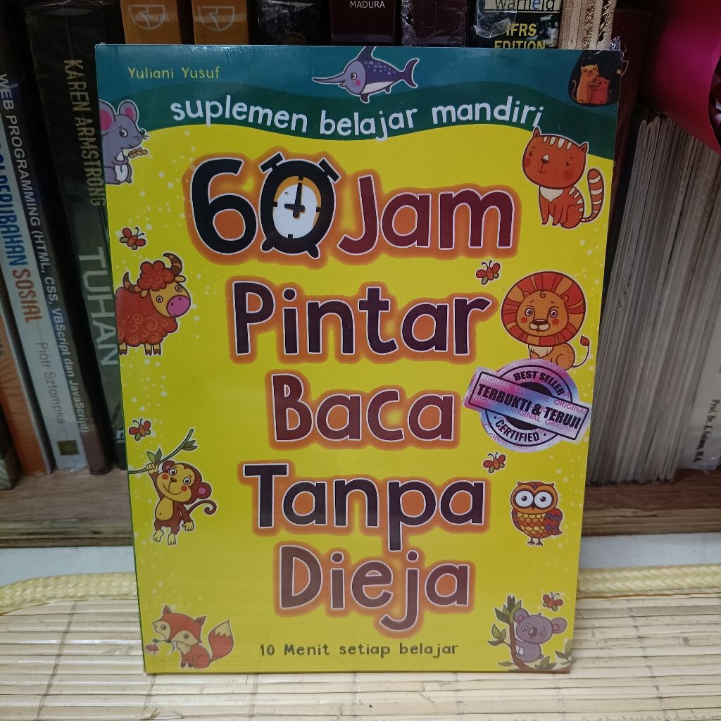 BEST SELLER 60 JAM PINTAR BACA TANPA DIEJA 10 MENIT SETIAP BELAJAR