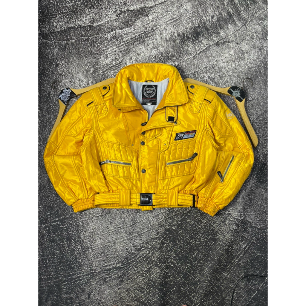 VINTAGE RACING CROP TEBAL || PHENIX ||  PECAH POLA - LIKE NEW