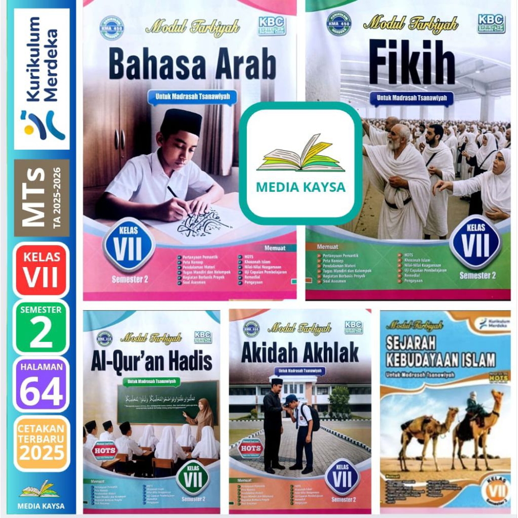 LKS Tarbiyah SMP/ MTs Kelas 7 Semester 1 & 2 Kurikulum Merdeka CV Arya Duta