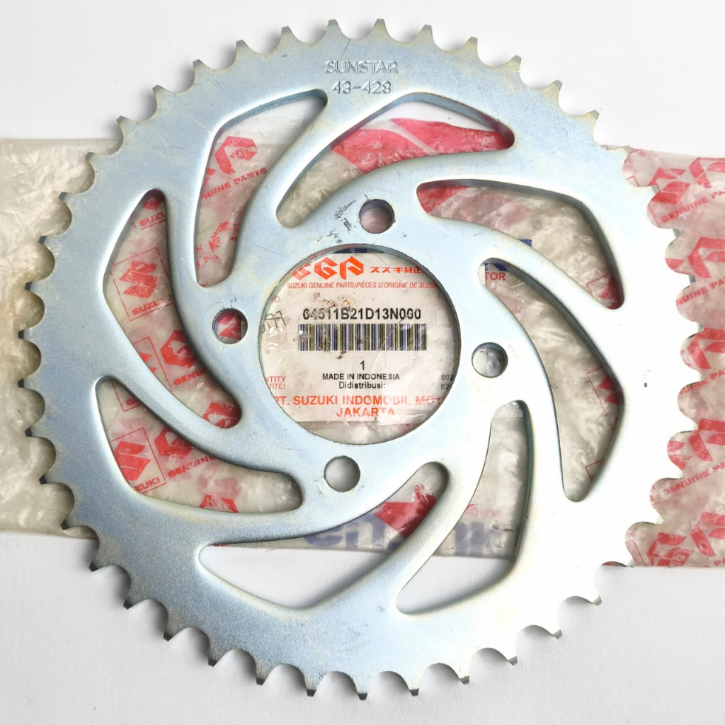 SUZUKI GIR BELAKANG SATRIA LUMBA HIU 120 RU 2T RAIDER 125 SATRIA FU 150 ORI SGP 100% 64511B21D13N000