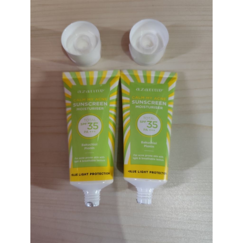 Azarine calm my acne sunscreen moisturizer