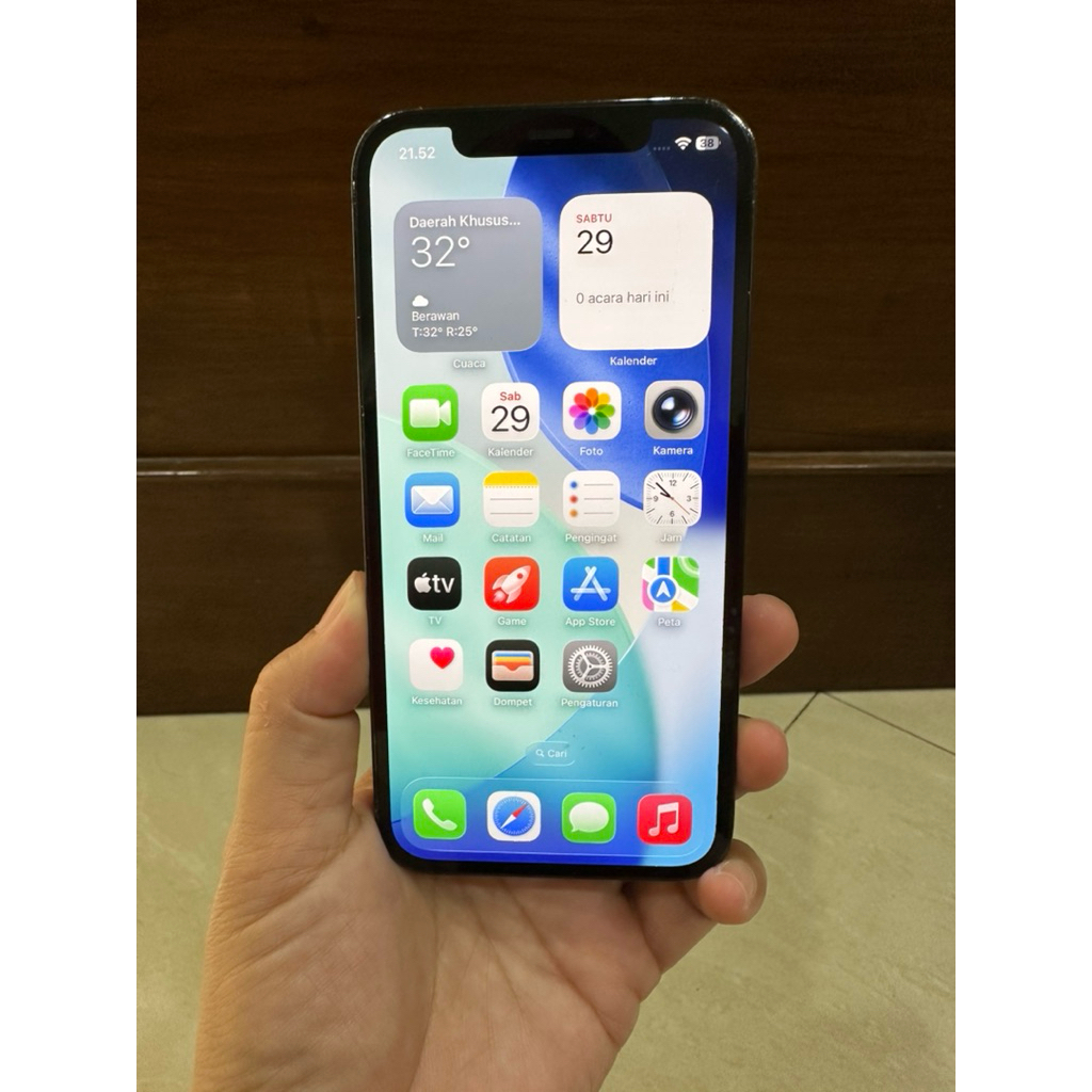 IPHONE_12 PRO 256GB PASIFIC BLUE BYPASS SECOND FULL ORI LL-406