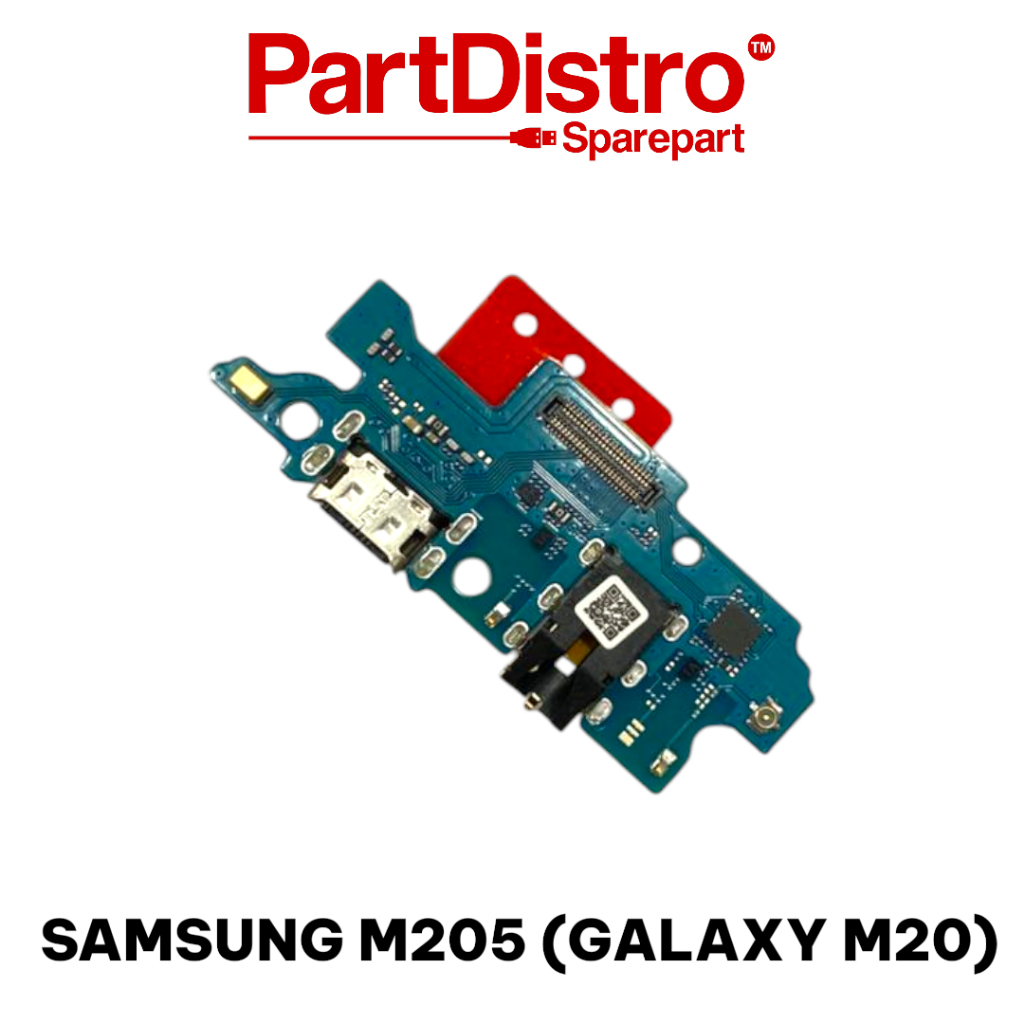 BOARD CONNECTOR CHARGER SAMSUNG GALAXY M20 /PCB KONEKTOR CAS SAMSUNG M205 FULL IC