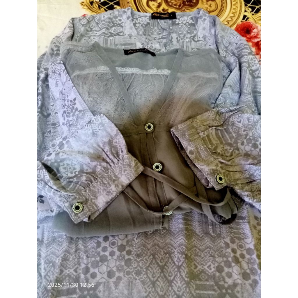 Gamis Couple ibu dan anak perempuan Ethica kagumi sage preloved mulus