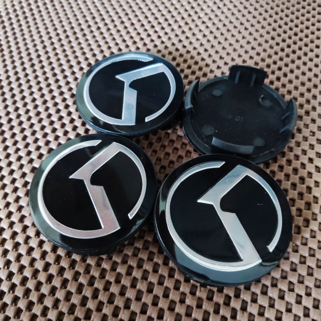 4pcs TUTUP DOP RODA CENTER VELG MOBIL KIA LEBAR LUAR DIAMETER ±6CM