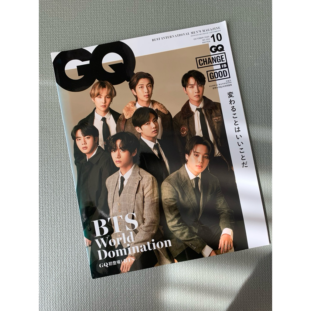 Majalah GQ Japan cover BTS