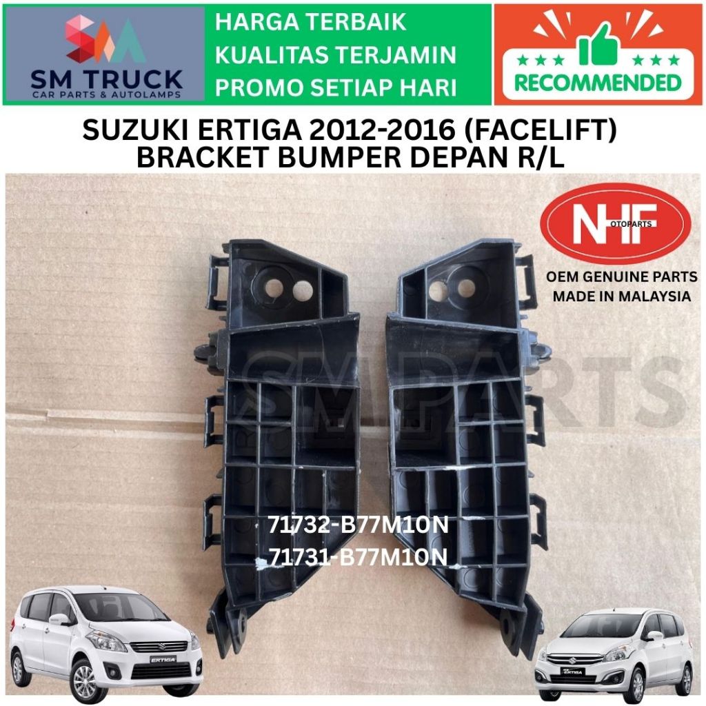 (ORI MALAYSIA) BREKET BRACKET SUPPORT BEMPER BUMPER ERTIGA 2012 2013 2014 2015 2016 2017 BARU OEM IM