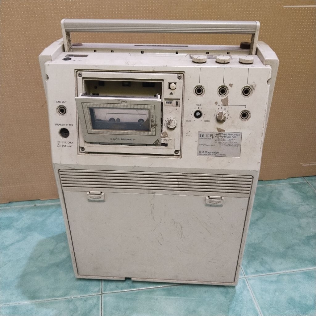 Meeting Amplifier TOA model ZW-770 bekas rusak buat koleksi