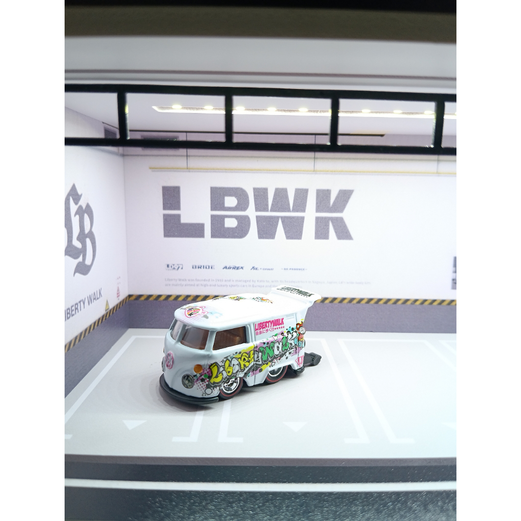 Hot Wheels - Loose Kool Combi Custom LBWK Unrivet Blue Card
