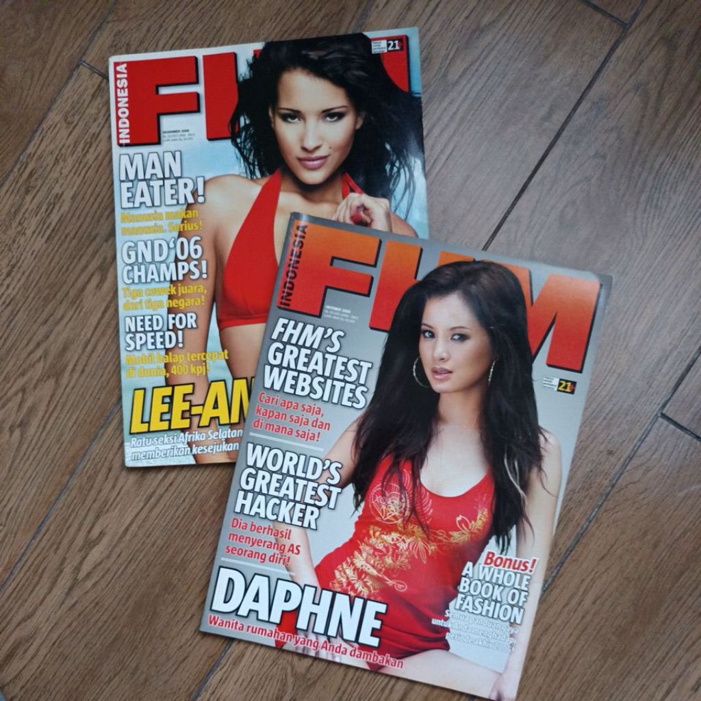 Majalah FHM Indonesia ( For Him Magazine ) edisi tahun 2006.
