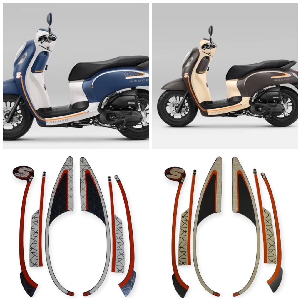 striping lis body motor Scoopy Fashion 2023