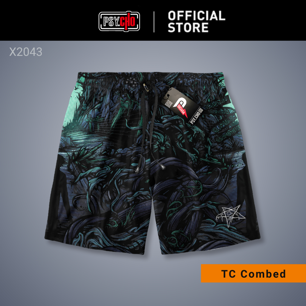 Boxer pria wanita bahan TC Combed | Celana pendek kolor Sablon | Celana dalam distro - X2043